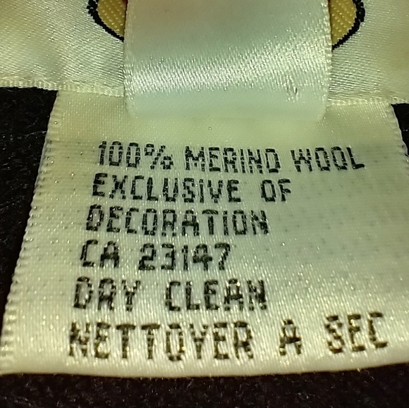 VINTAGE BEADED WOOL SWEATER - Picture 6 of 7